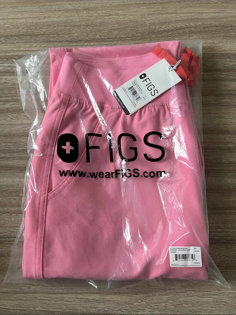 Figs Yola Scrub Pants in Sunrise Pink